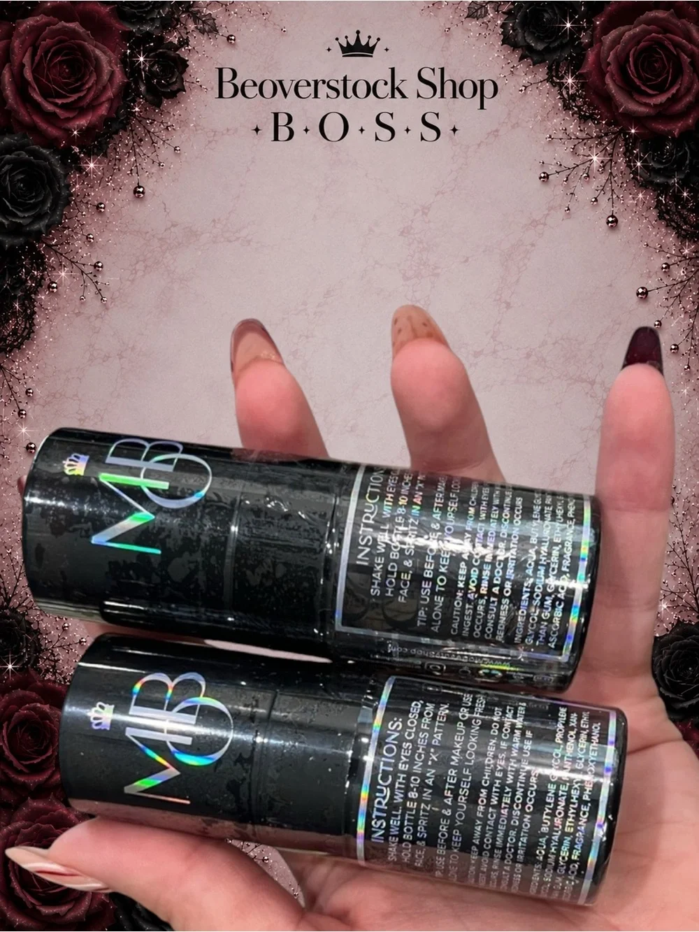 NEW MoBeauty Set It Up Setting Spray Bundle (2 × 30 mL / 1.0 fl oz Each)